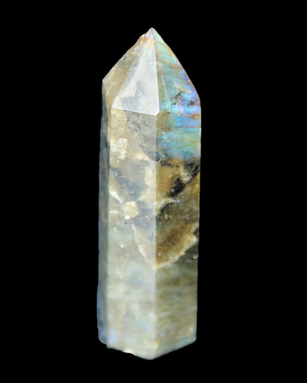 Labradorite wand 89g in sunlight - Rocks and Things Store