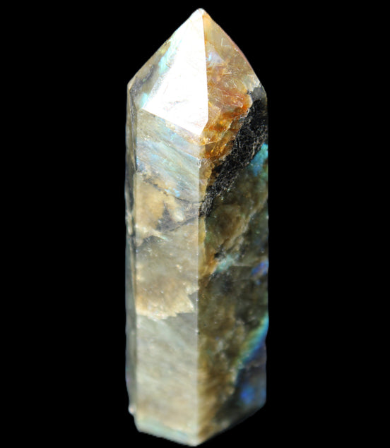 Labradorite wand 89g in sunlight - Rocks and Things Store