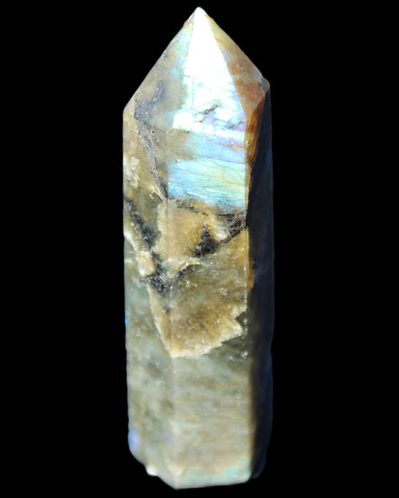 Labradorite wand 89g in sunlight - Rocks and Things Store