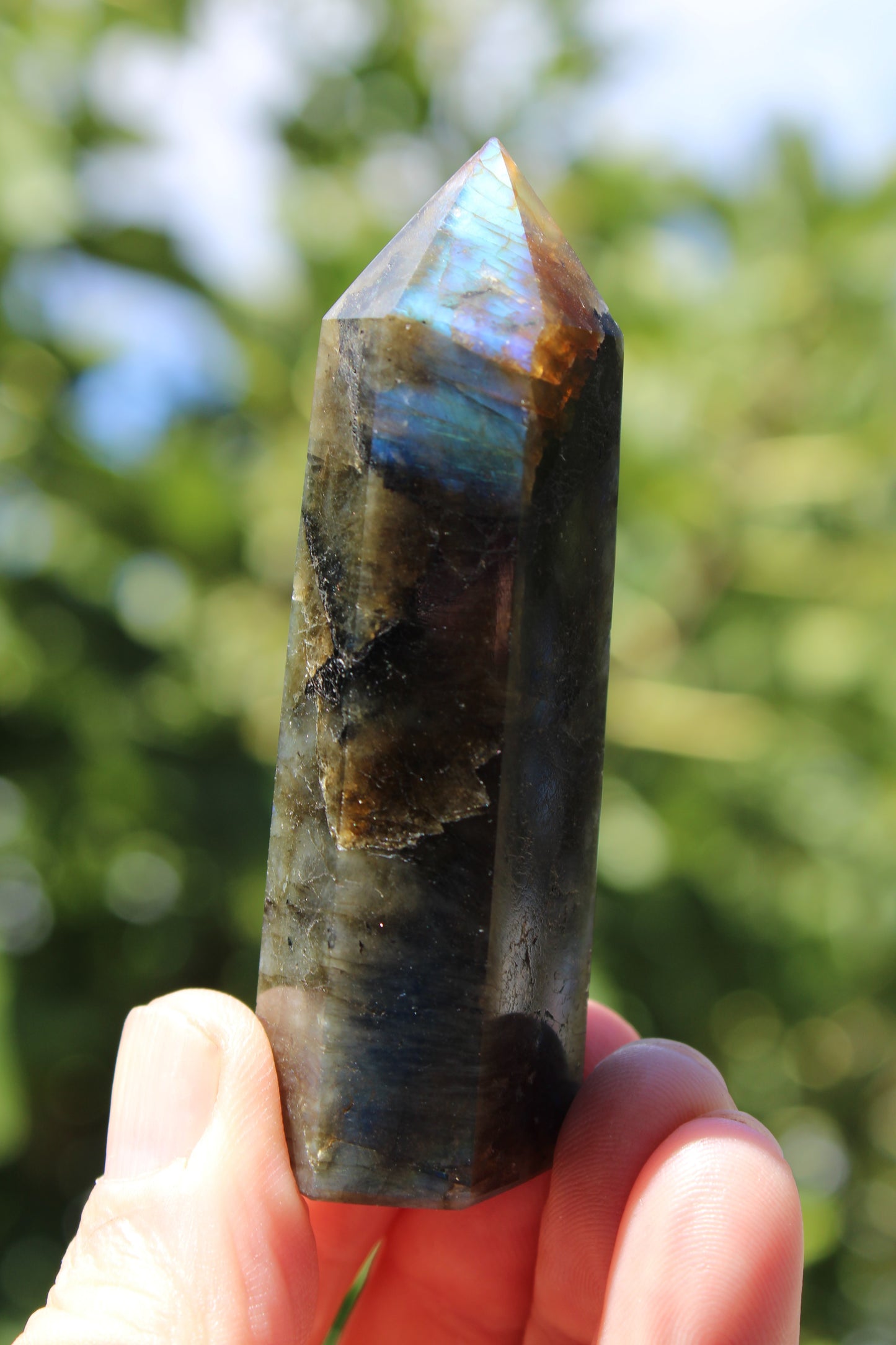 Labradorite wand 89g Rocks and Things