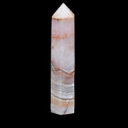 Super Seven Amethyst obelisk 119g in sunlight - Rocks and Things Store