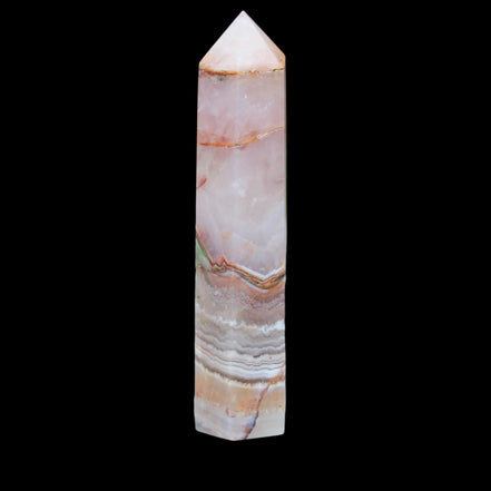 Super Seven Amethyst obelisk 119g in sunlight - Rocks and Things Store