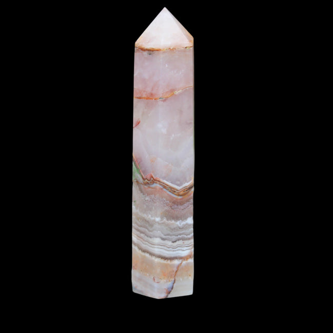 Super Seven Amethyst obelisk 119g in sunlight - Rocks and Things Store