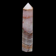 Super Seven Amethyst obelisk 119g in sunlight - Rocks and Things Store