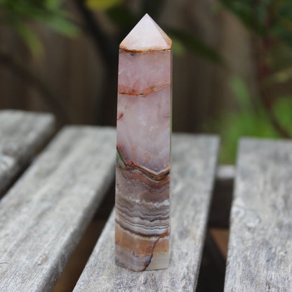 Super Seven Amethyst obelisk 119g Rocks and Things