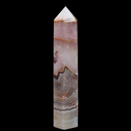 Super Seven Amethyst obelisk 119g in sunlight - Rocks and Things Store