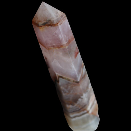 Super Seven Amethyst obelisk 119g in sunlight - Rocks and Things Store