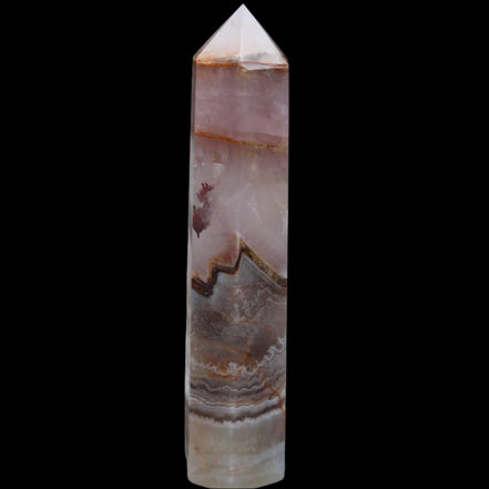 Super Seven Amethyst obelisk 119g in sunlight - Rocks and Things Store
