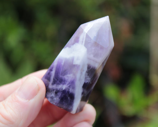 Chevron Amethyst wand 72.5g Rocks and Things