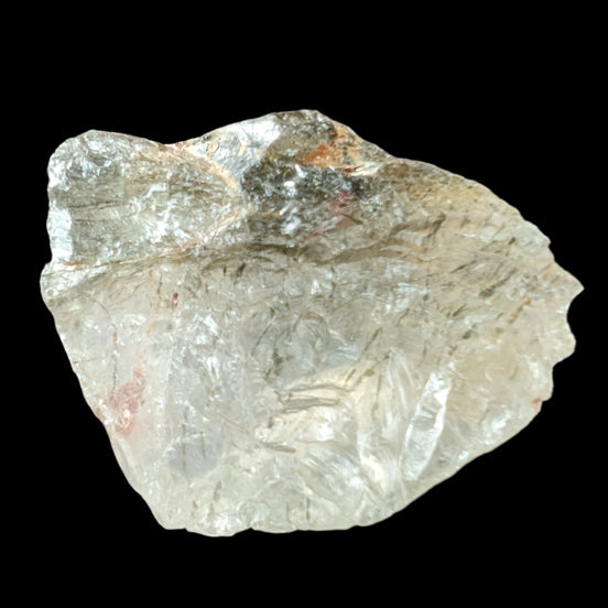 Quartz with rutile Green Tourmaline 103g in sunshine - Rocks and Things Store