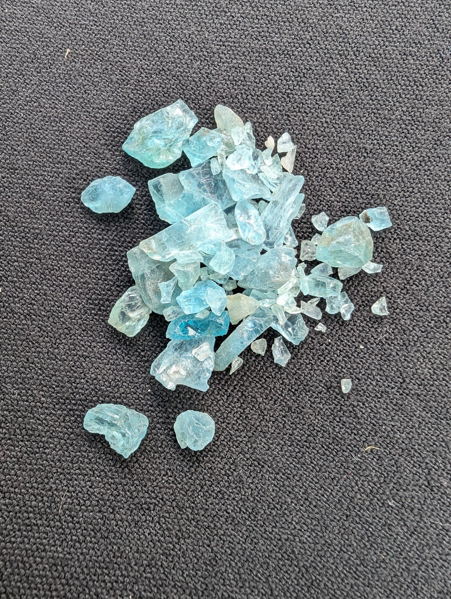 Indicolite (Blue Tourmaline) tiny crystals 5g Rocks and Things