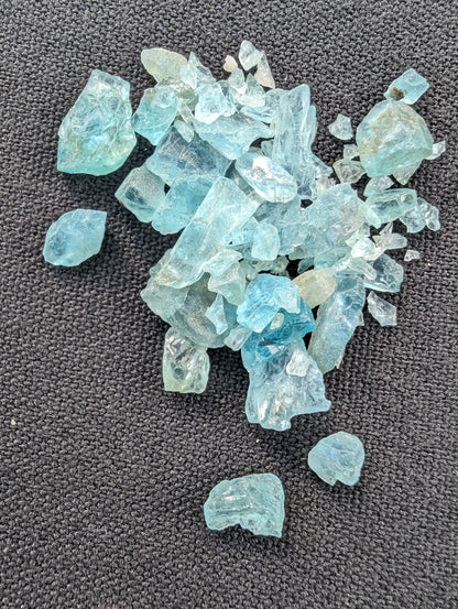 Indicolite (Blue Tourmaline) tiny crystals 5g Rocks and Things