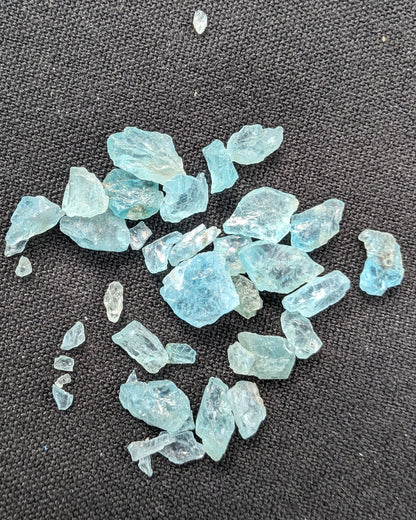 Indicolite (Blue Tourmaline) tiny crystals 5g Rocks and Things