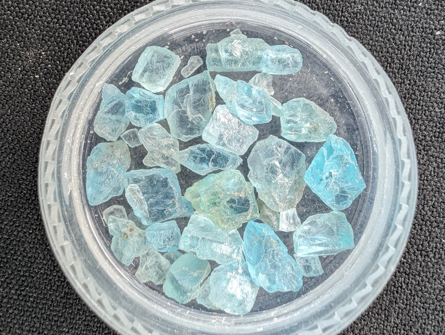 Indicolite (Blue Tourmaline) tiny crystals 5g Rocks and Things