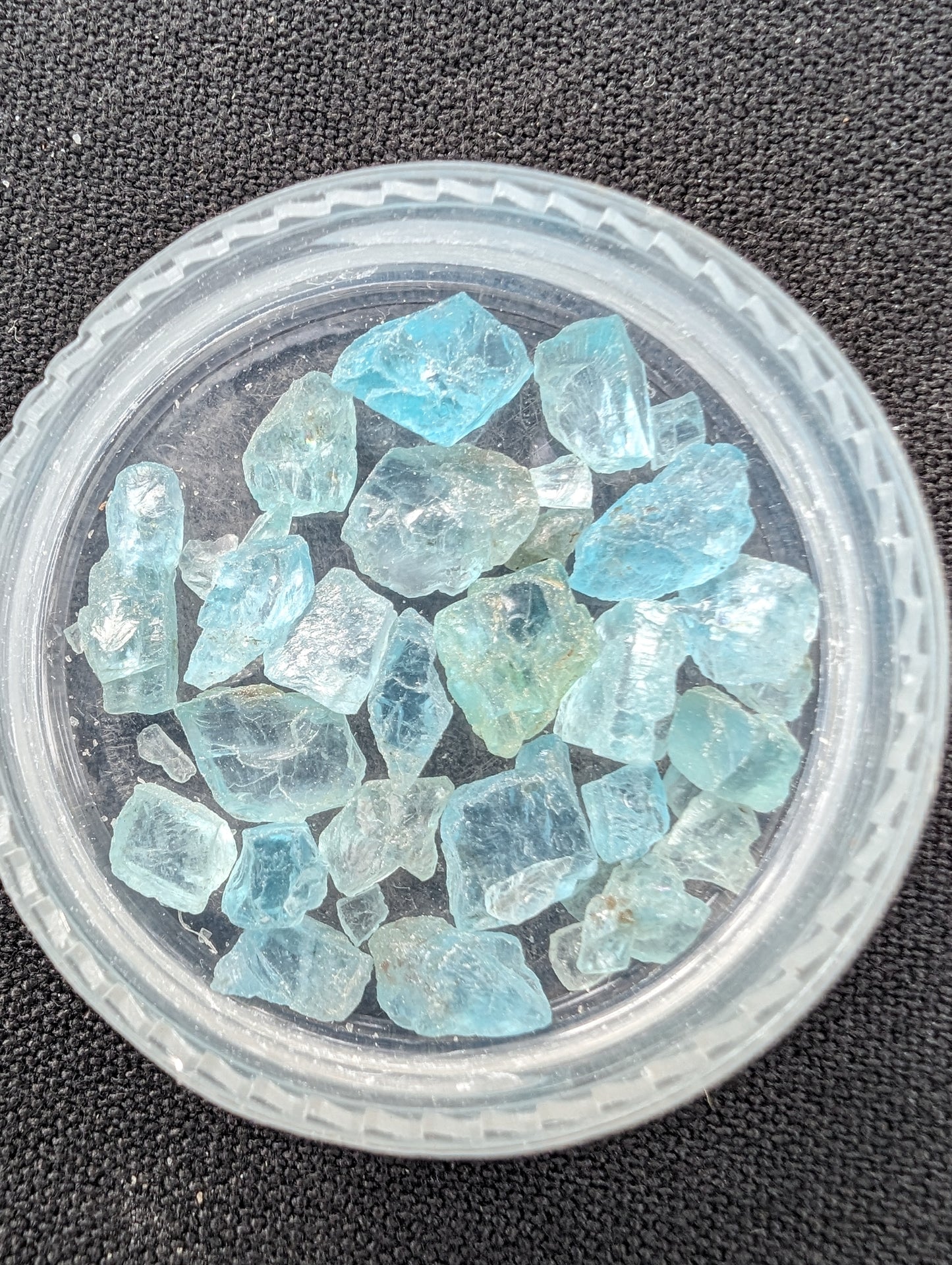 Indicolite (Blue Tourmaline) tiny crystals 5g Rocks and Things