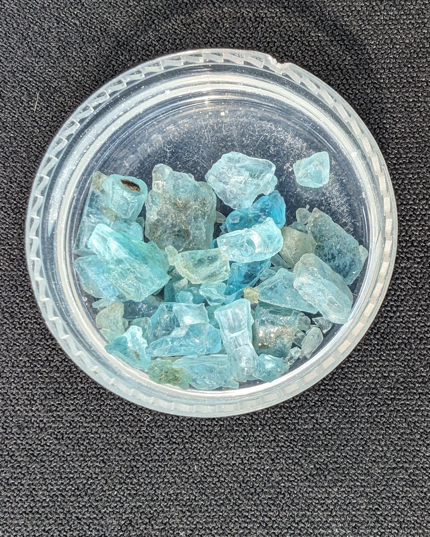 Indicolite (Blue Tourmaline) tiny crystals 5g Rocks and Things