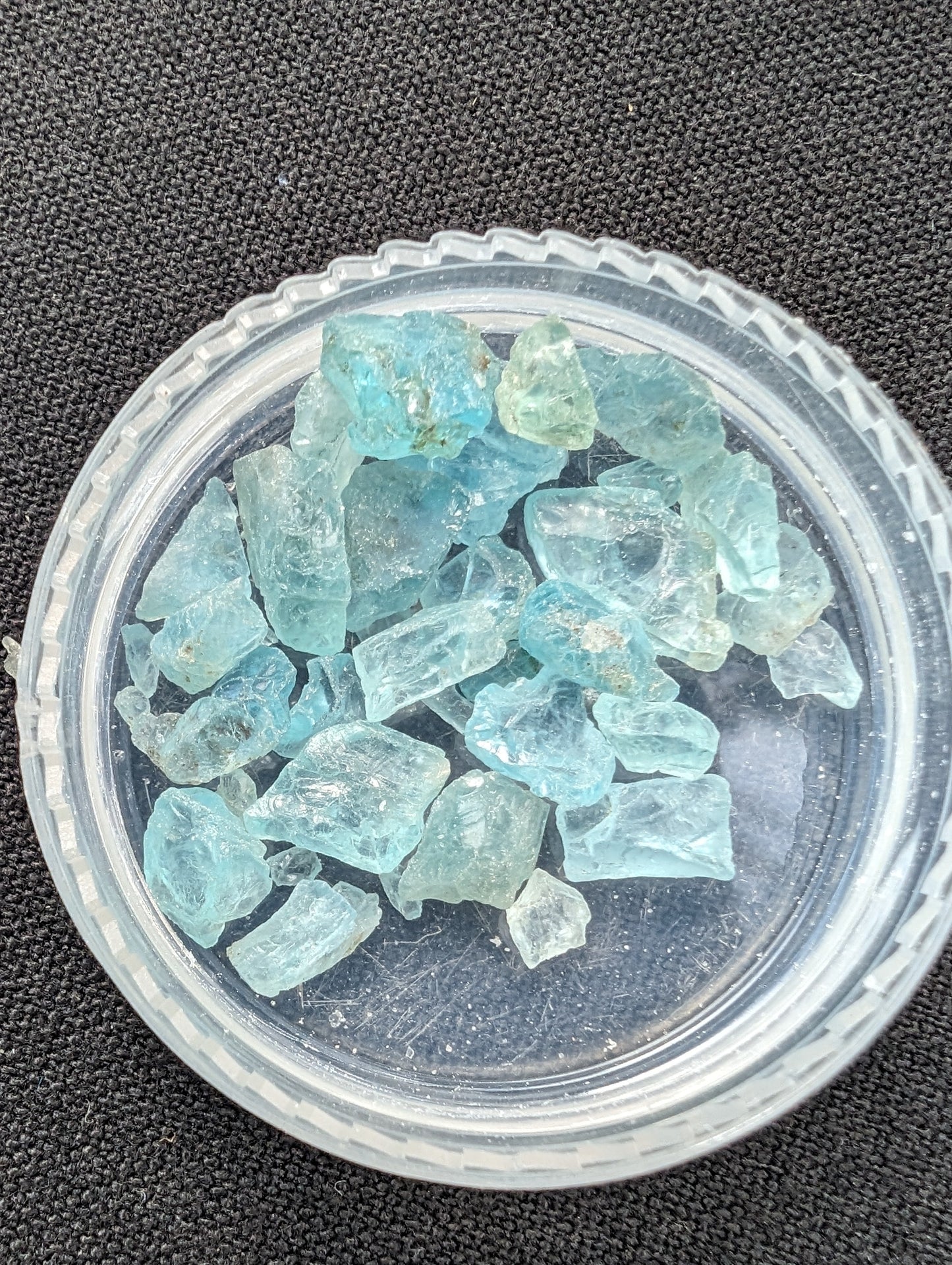 Indicolite (Blue Tourmaline) tiny crystals 5g Rocks and Things