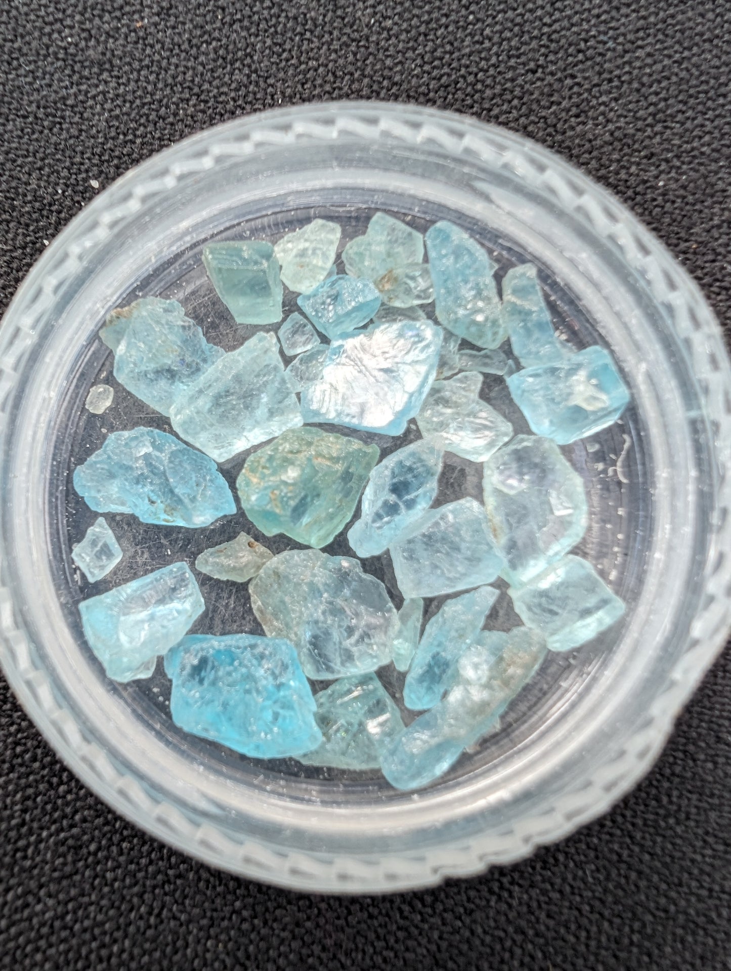 Indicolite (Blue Tourmaline) tiny crystals 5g Rocks and Things