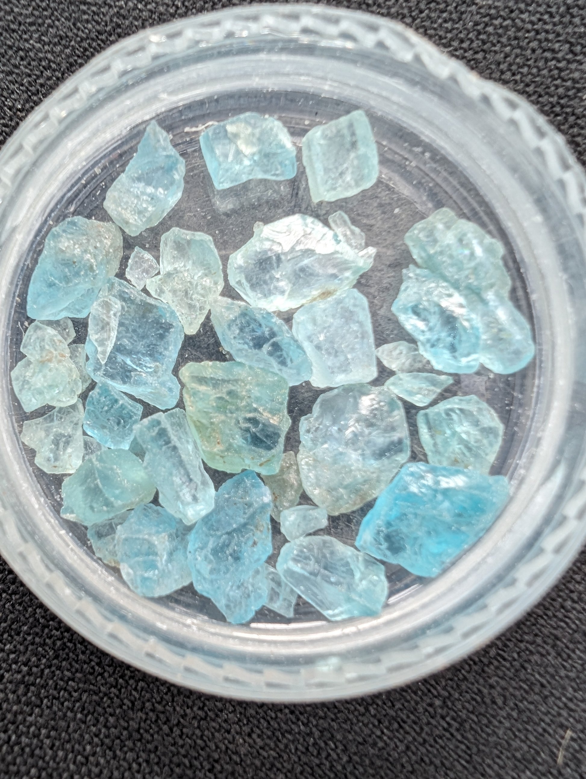 Indicolite (Blue Tourmaline) tiny crystals 5g Rocks and Things