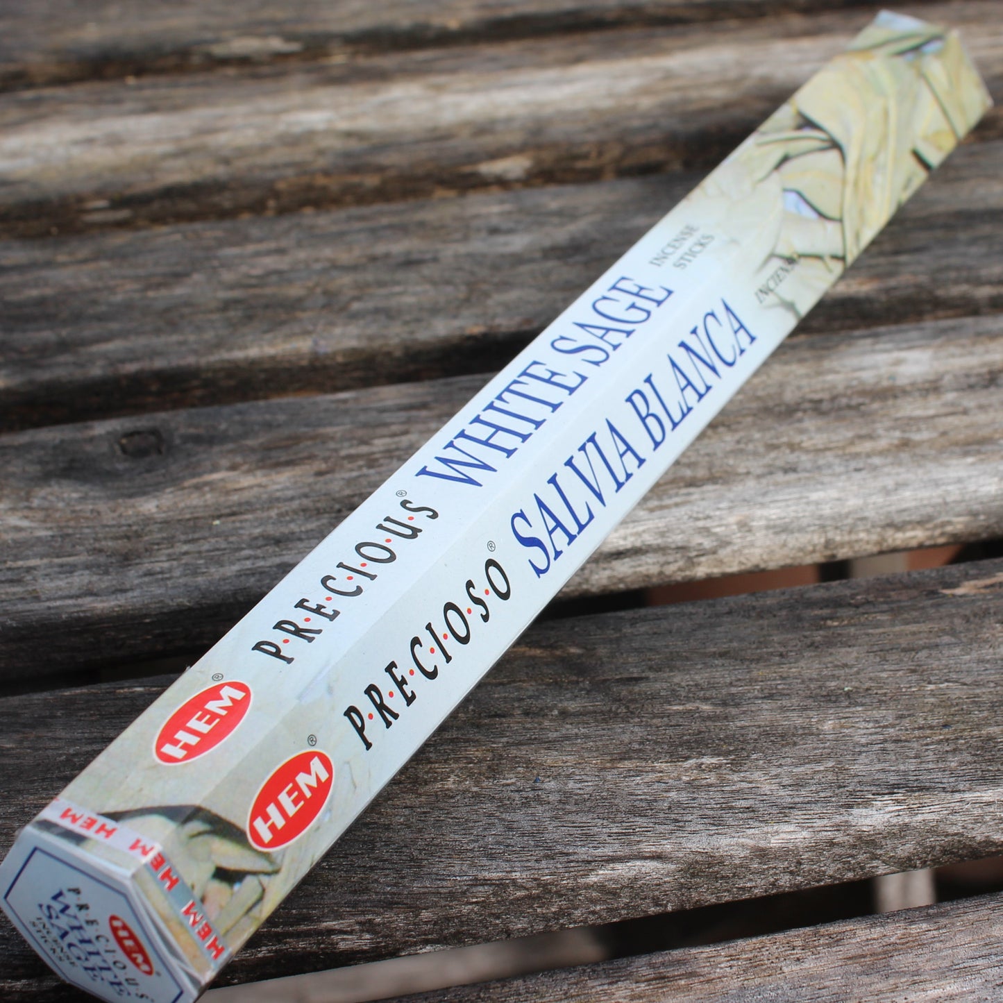 White Sage incense sticks HEM Precious (20) Rocks and Things