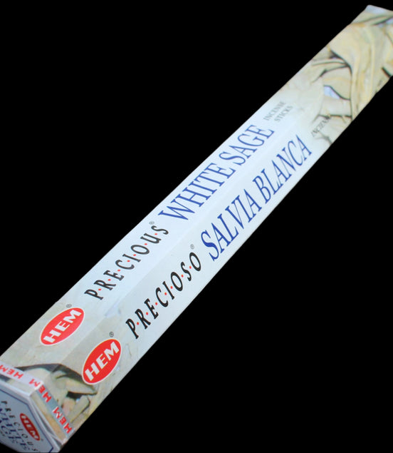 White Sage incense sticks HEM Precious (20) - Rocks and Things Store