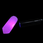 Roceei bright UV torch 87mm aluminium alloy body without batteries - Rocks and Things Store