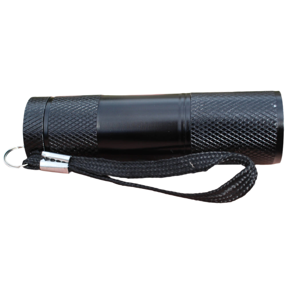 Roceei bright UV torch 87mm aluminium alloy body without batteries - Rocks and Things Store