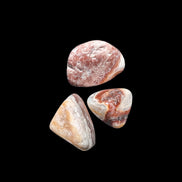 Crazy Lace Agate 3/4 tiny polished stones from Mexico 7-8g in sunlight - Rocks and Things Store