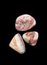 Crazy Lace Agate 3/4 tiny polished stones from Mexico 7-8g in sunlight - Rocks and Things Store