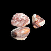 Crazy Lace Agate 3/4 tiny polished stones from Mexico 7-8g in sunlight - Rocks and Things Store