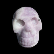 Lepidolite hand-carved skull 60g Rocks and Things