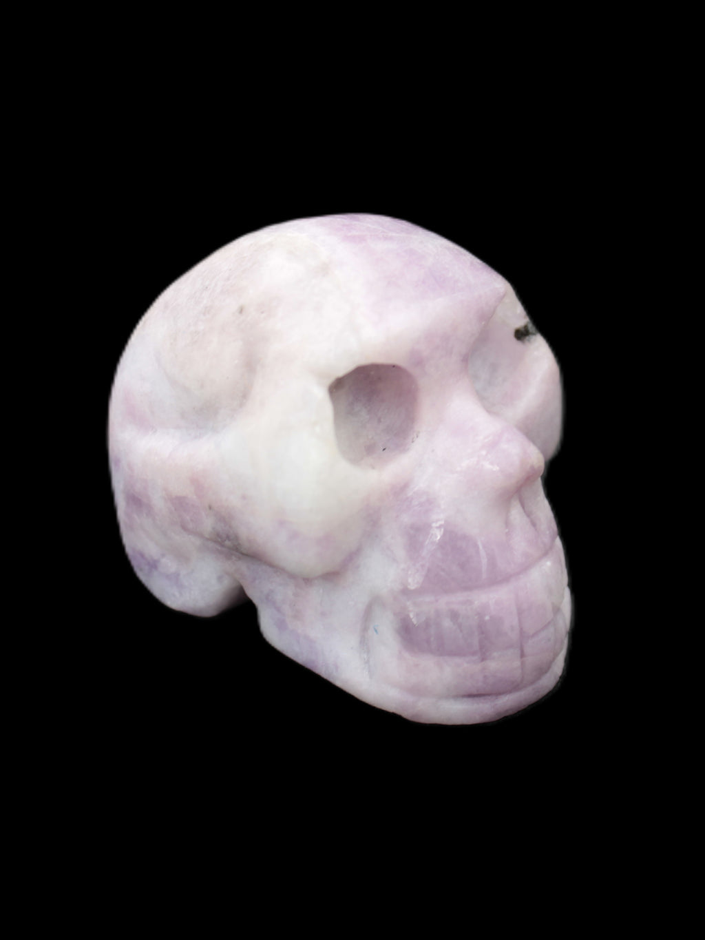 Lepidolite hand-carved skull 60g Rocks and Things