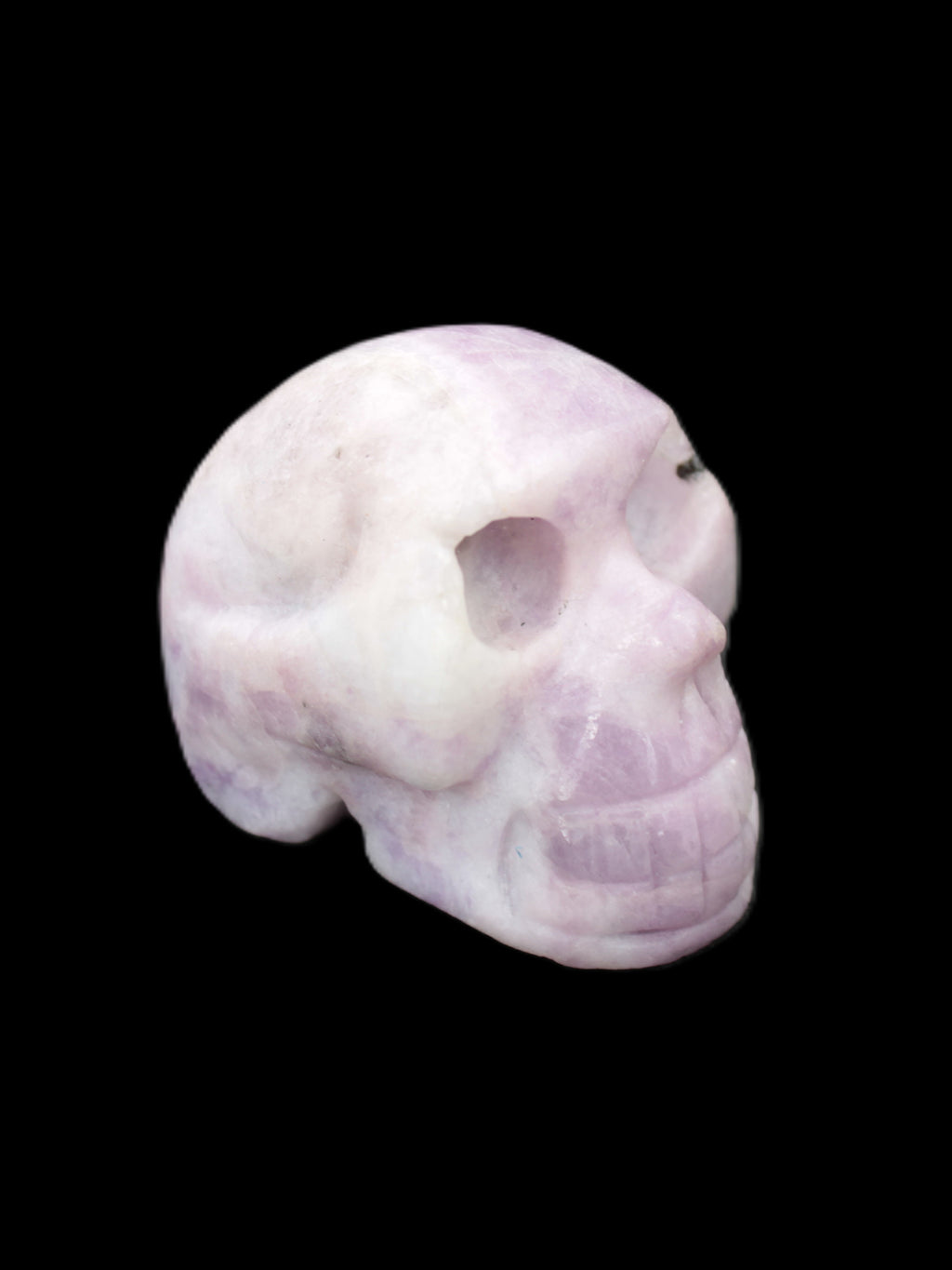 Lepidolite hand-carved skull 60g Rocks and Things