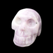Lepidolite hand-carved skull 60g Rocks and Things