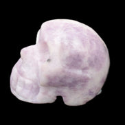 Lepidolite hand-carved skull 60g Rocks and Things