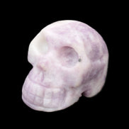 Lepidolite hand-carved skull 60g Rocks and Things