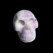 Lepidolite hand-carved skull 60g Rocks and Things