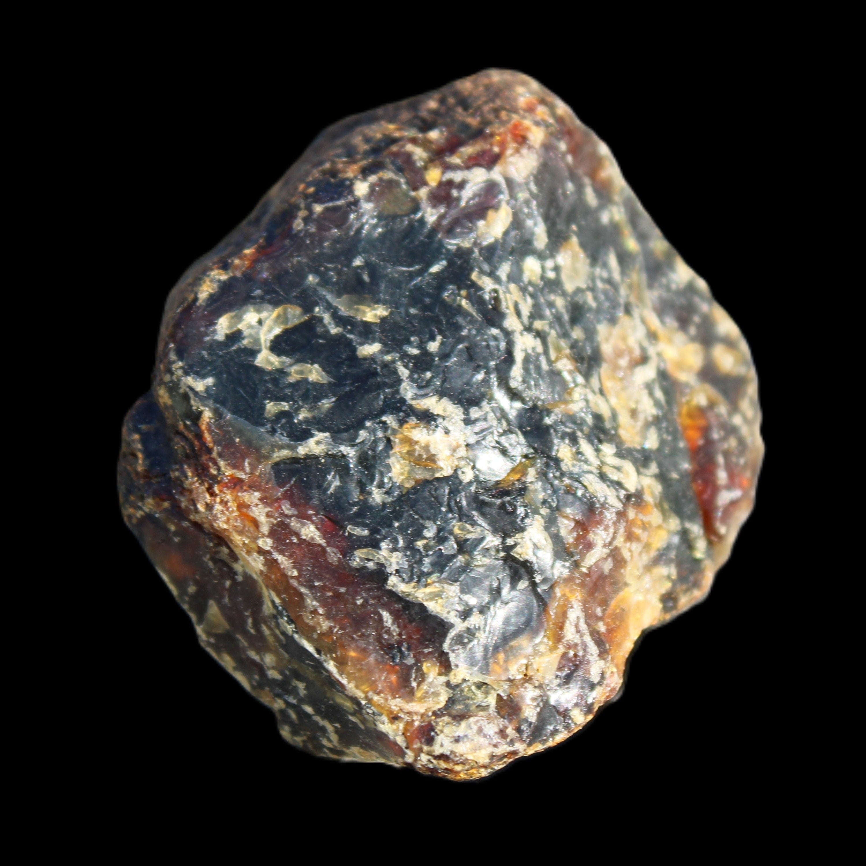 Blue Amber from Mozambique 29.8g in sunshine - Rocks and Things Store