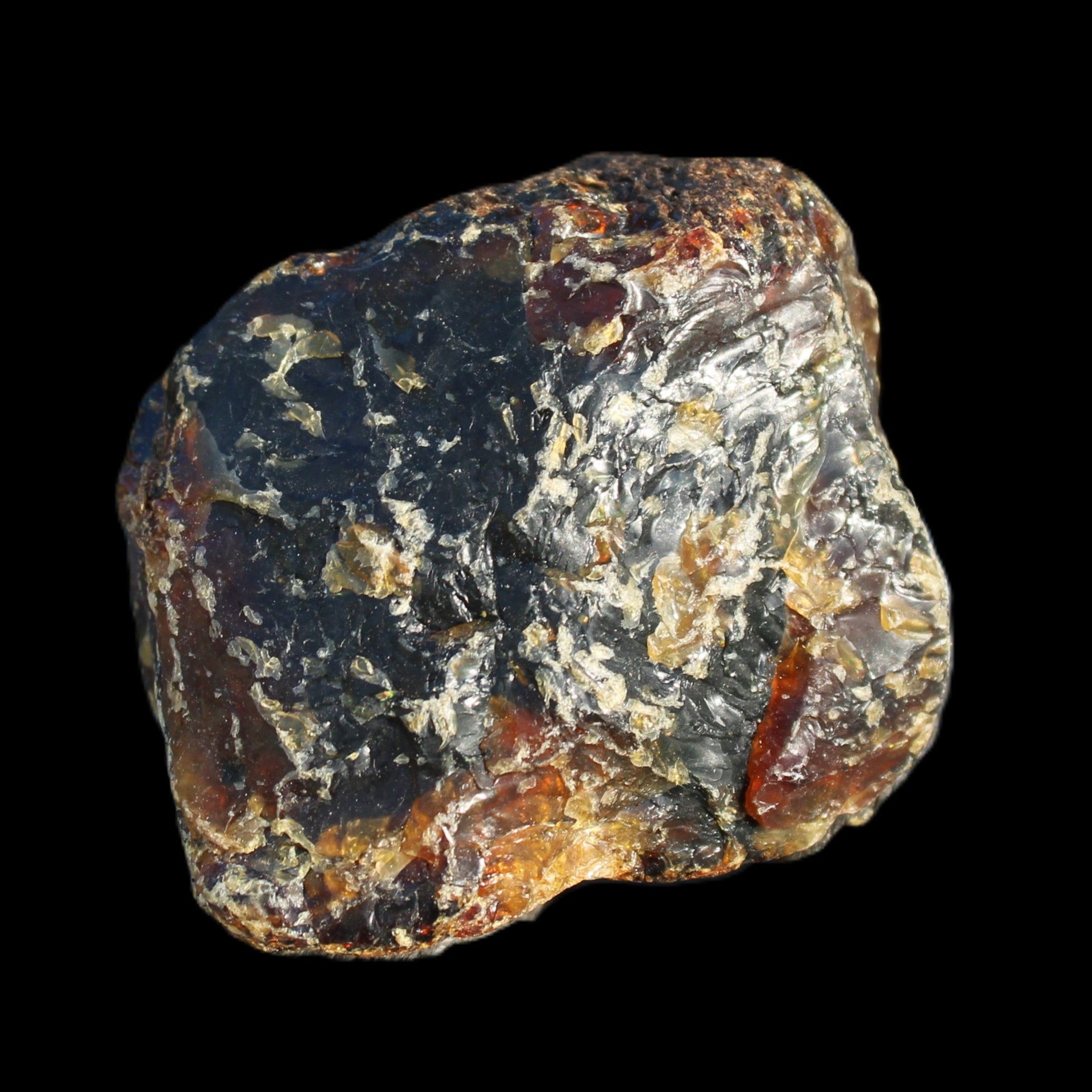 Blue Amber from Mozambique 29.8g in sunshine - Rocks and Things Store