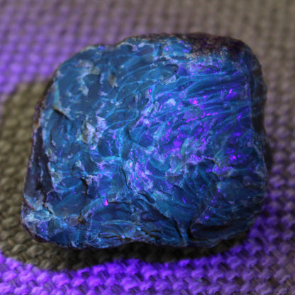 Blue Amber from Mozambique 29.8g Rocks and Things