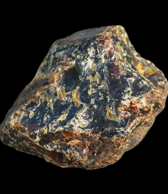 Blue Amber from Mozambique 29.8g in sunshine - Rocks and Things Store