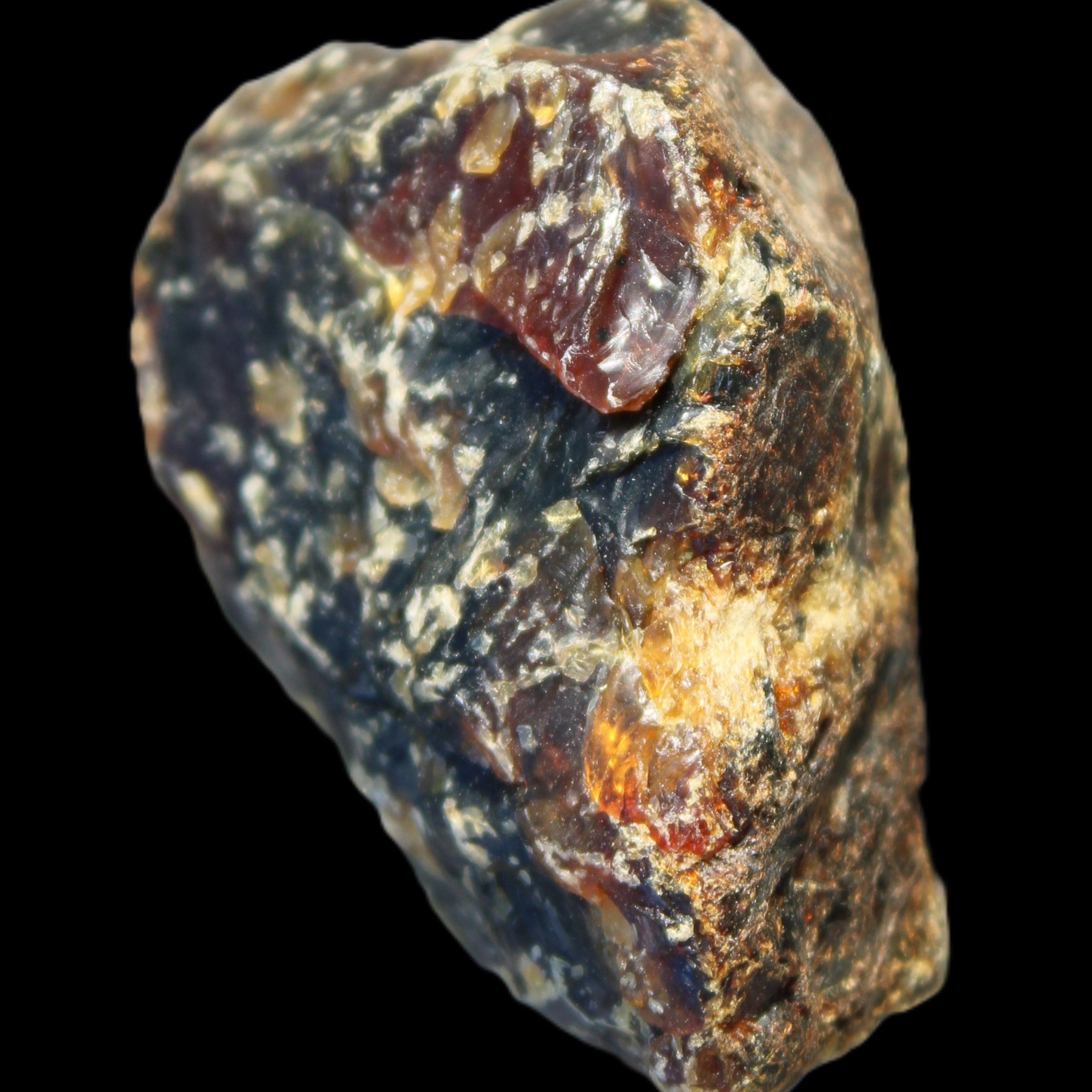 Blue Amber from Mozambique 29.8g in sunshine - Rocks and Things Store