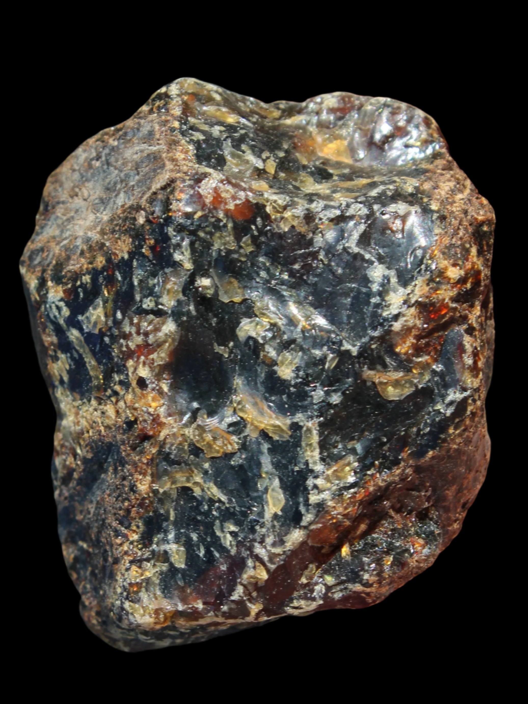 Blue Amber from Mozambique 29.8g in sunshine - Rocks and Things Store
