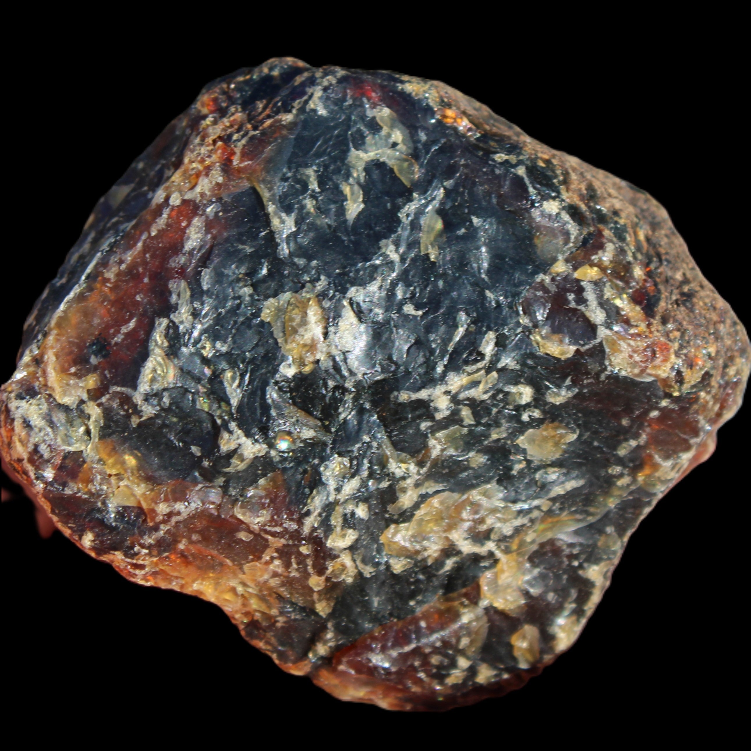 Blue Amber from Mozambique 29.8g in sunshine - Rocks and Things Store