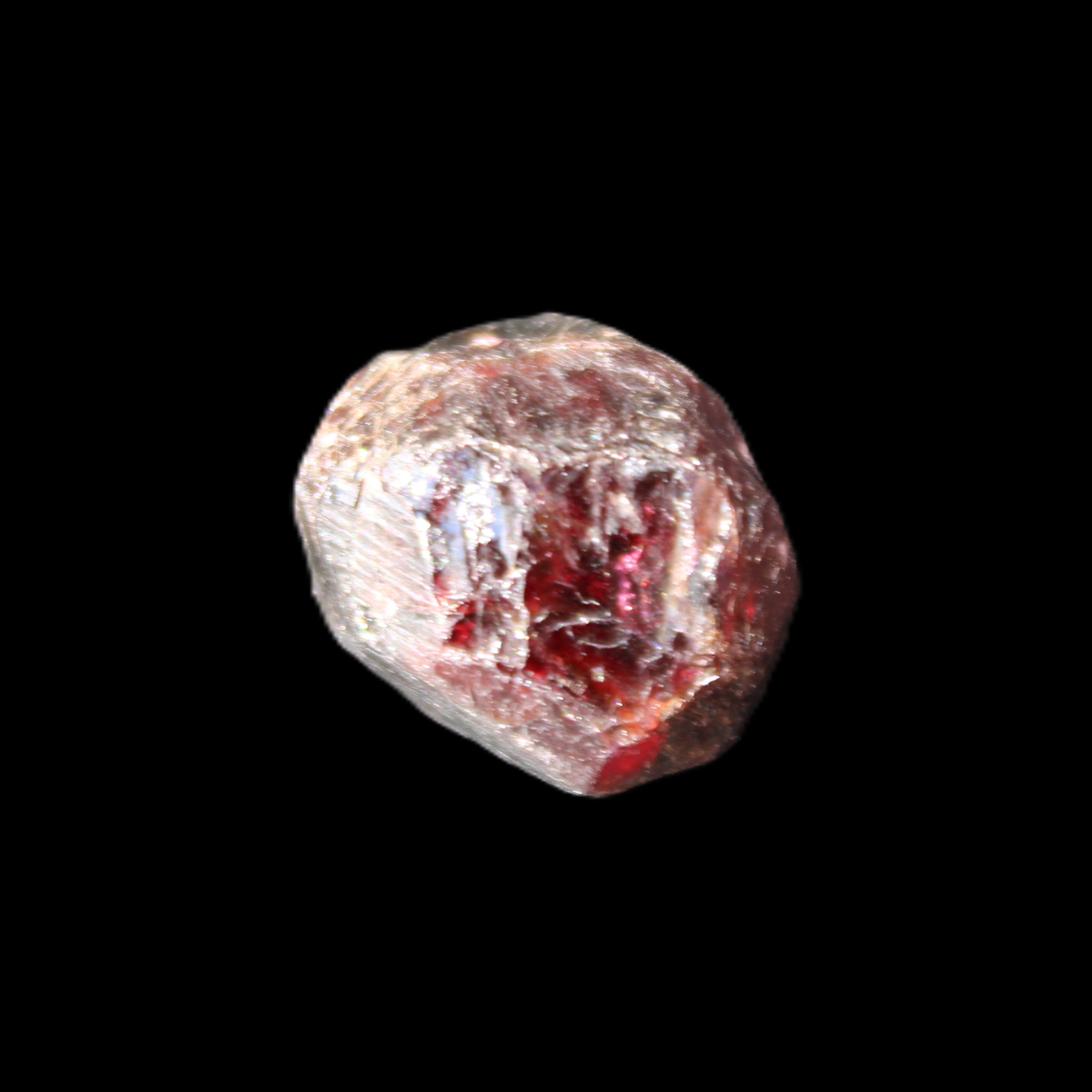 Red Garnet crystal 18mm 11.7g in sunlight - Rocks and Things Store