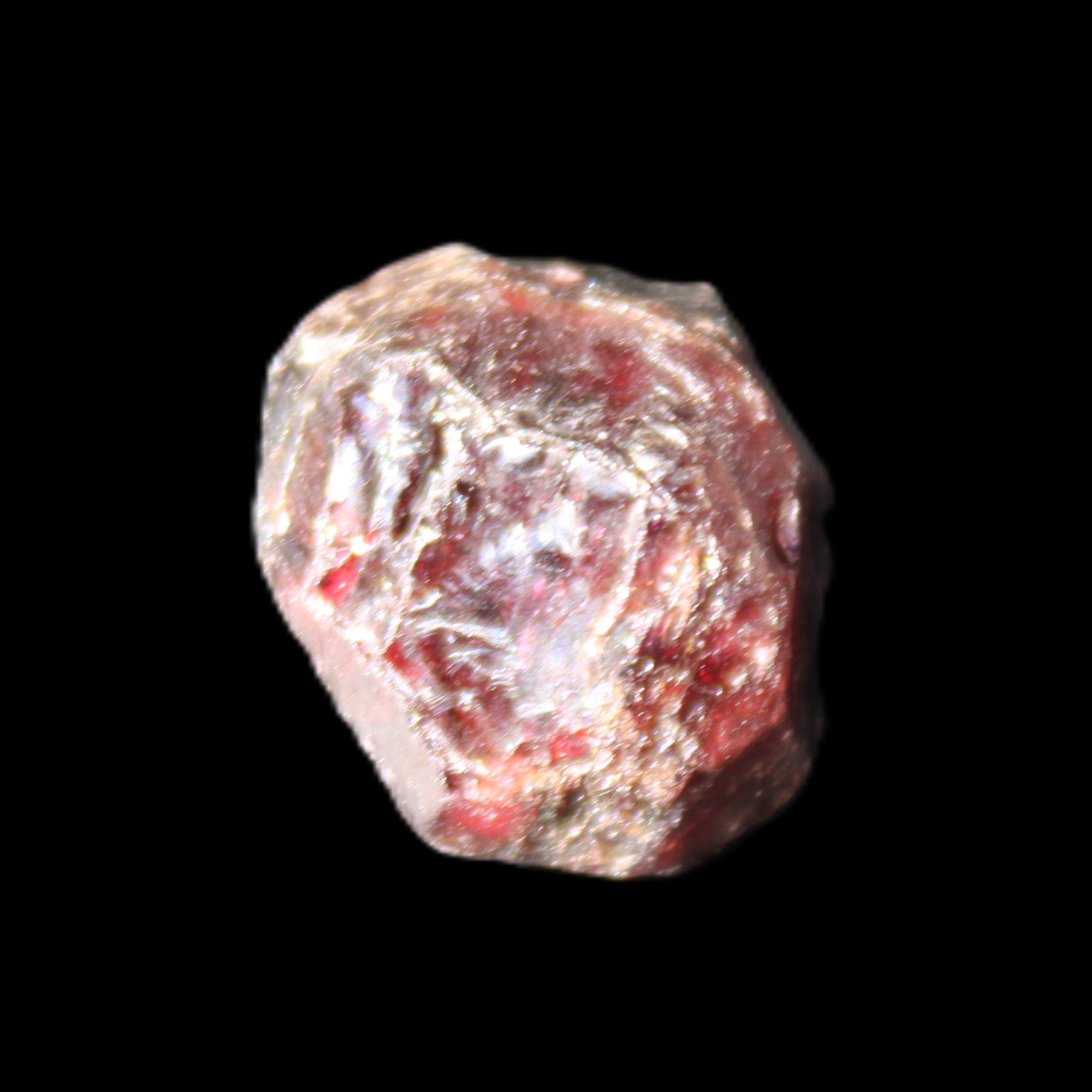 Red Garnet crystal 18mm 11.7g in sunlight - Rocks and Things Store