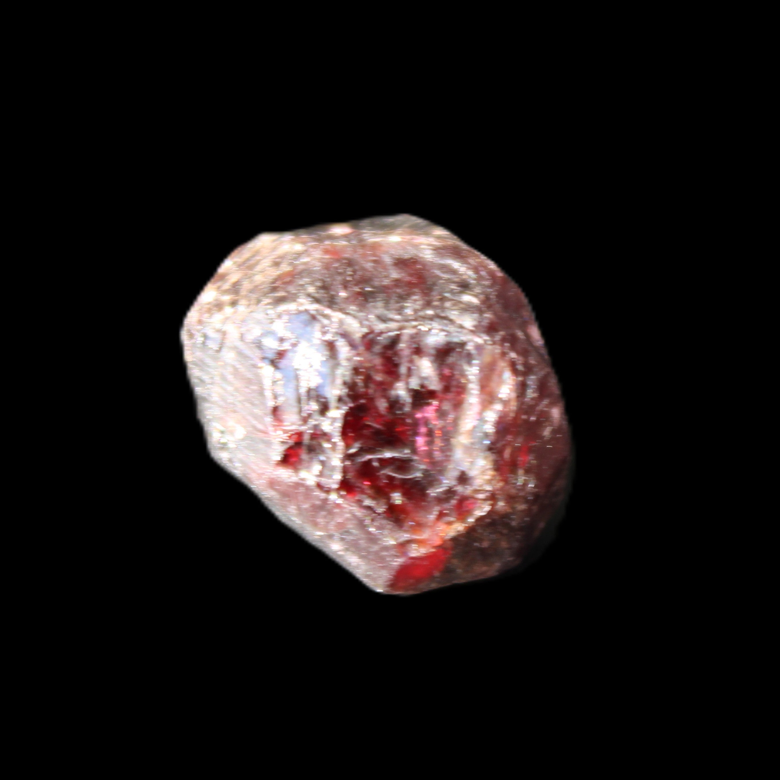Red Garnet crystal 18mm 11.7g in sunlight - Rocks and Things Store