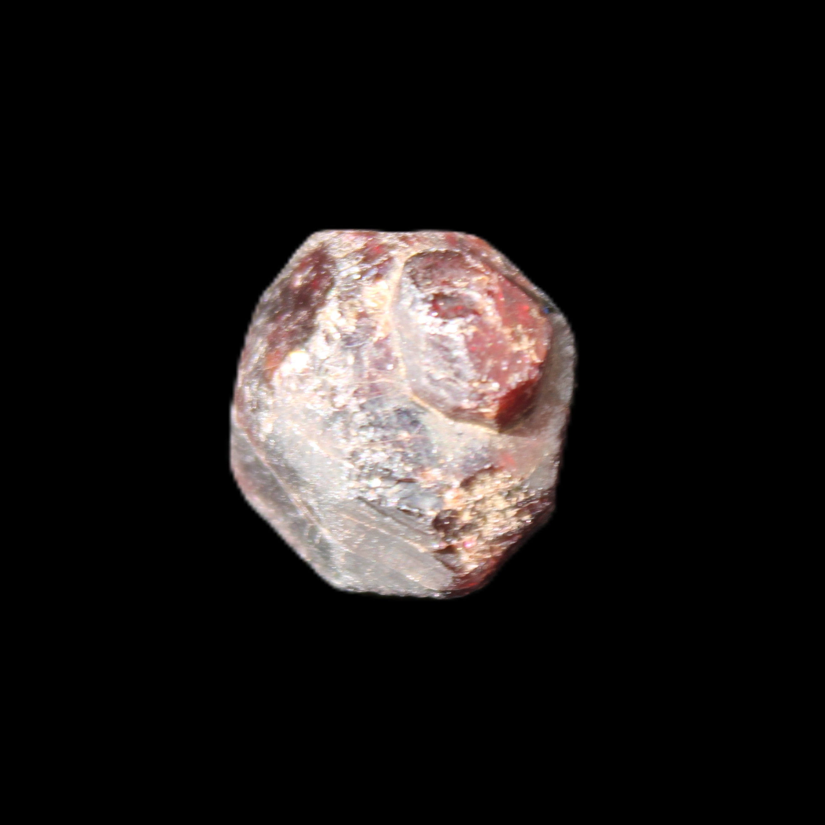 Red Garnet crystal 18mm 11.7g in sunlight - Rocks and Things Store