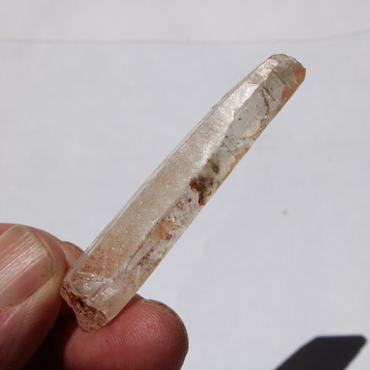 Quartz with Citrine hintds Lemurian crystal from the Himalaya 13.5g