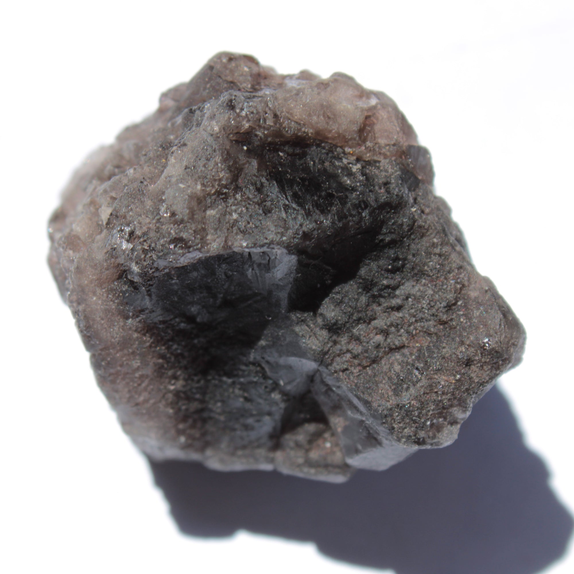 Smoky Quartz etched Nirvana crystal from the Himalaya 33mm 50g Rocks and Things